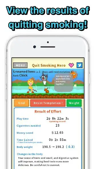 Play Quit Smoking Hero - Stop now!  and enjoy Quit Smoking Hero - Stop now! with UptoPlay