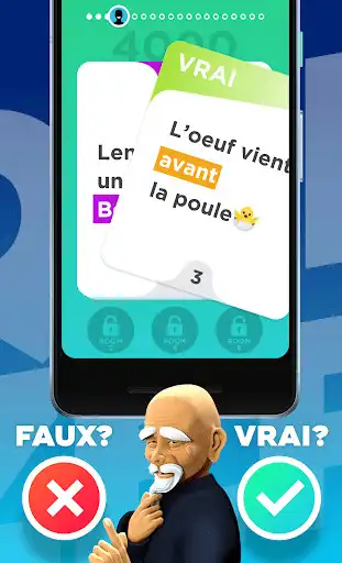 Play Quizer - Vrai ou Faux ? as an online game Quizer - Vrai ou Faux ? with UptoPlay