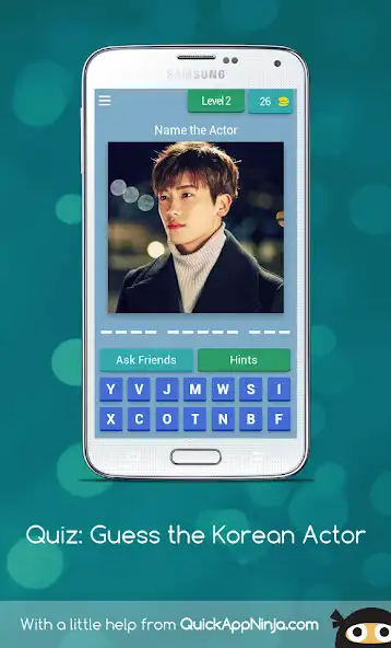 Play Quiz: Guess the Korean Actor as an online game Quiz: Guess the Korean Actor with UptoPlay