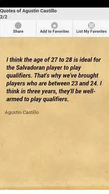 Play Quotes of Agustin Castillo