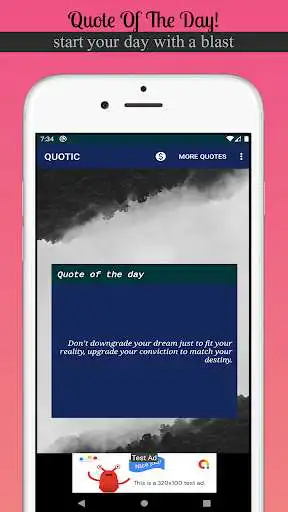 Play QUOTIC - Inspirational & Motivational Quotes App as an online game QUOTIC - Inspirational & Motivational Quotes App with UptoPlay