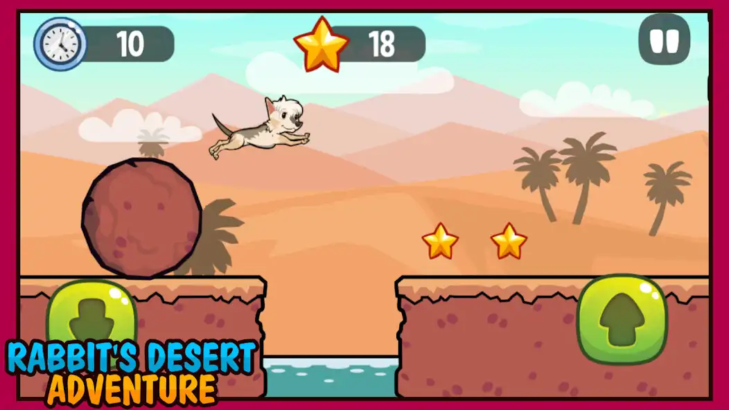 Play Rabbits Desert Adventure as an online game Rabbits Desert Adventure with UptoPlay