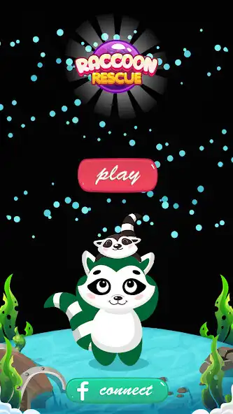 Play Raccoon Bubbles: in the ocean  and enjoy Raccoon Bubbles: in the ocean with UptoPlay