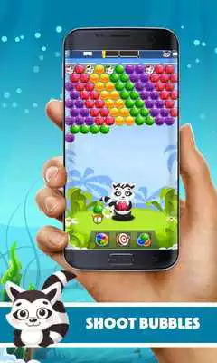 Play Raccoon Story - Bubble Shooter