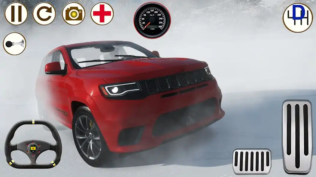 Play Race Car Cherokee Trackhawk as an online game Race Car Cherokee Trackhawk with UptoPlay