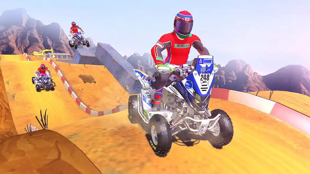 Play Race Hero: ATV Quad Bike Race as an online game Race Hero: ATV Quad Bike Race with UptoPlay