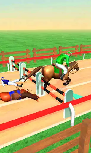 Play Racing Horse 3D as an online game Racing Horse 3D with UptoPlay