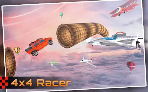 Play Racing Stunts in Car 3D: Mega Ramp Crazy Car Games  and enjoy Racing Stunts in Car 3D: Mega Ramp Crazy Car Games with UptoPlay