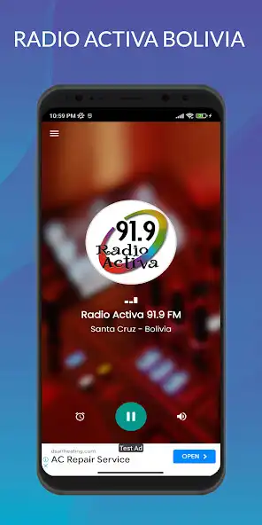 Play Radio Activa 91.9 Santa Cruz as an online game Radio Activa 91.9 Santa Cruz with UptoPlay