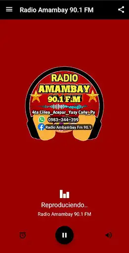 Play Radio Amambay 90.1 FM  and enjoy Radio Amambay 90.1 FM with UptoPlay