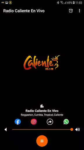 Play Radio Caliente En Vivo as an online game Radio Caliente En Vivo with UptoPlay