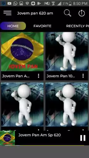 Play Radio Jovem Pan Am Sp 620 as an online game Radio Jovem Pan Am Sp 620 with UptoPlay