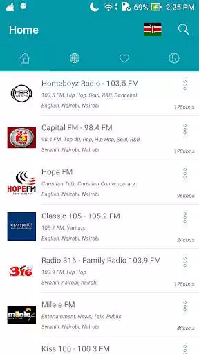 Play Radio Kenya - Radio FM  and enjoy Radio Kenya - Radio FM with UptoPlay