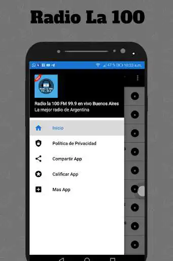 Play Radio la 100 FM 99.9 en vivo Buenos Aires  and enjoy Radio la 100 FM 99.9 en vivo Buenos Aires with UptoPlay