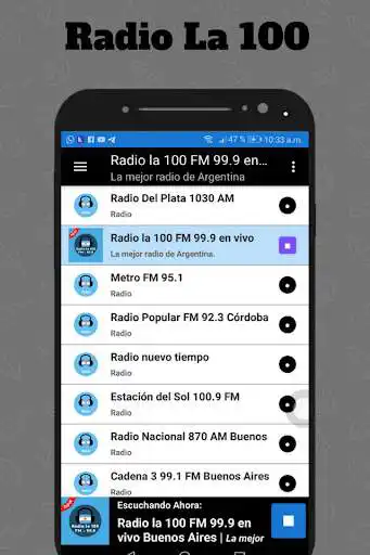 Play Radio la 100 FM 99.9 en vivo Buenos Aires as an online game Radio la 100 FM 99.9 en vivo Buenos Aires with UptoPlay
