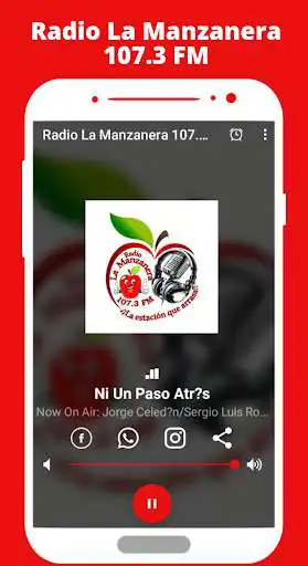 Play Radio La Manzanera 107.3 FM  and enjoy Radio La Manzanera 107.3 FM with UptoPlay