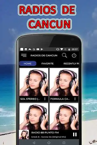 Play radio Quintana Roo Cancun Mexico