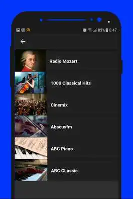 Play Radios Free classical music