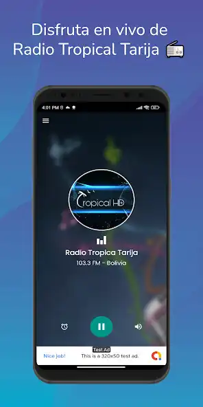 Play Radio Tropical Tarija 103.3 FM  and enjoy Radio Tropical Tarija 103.3 FM with UptoPlay