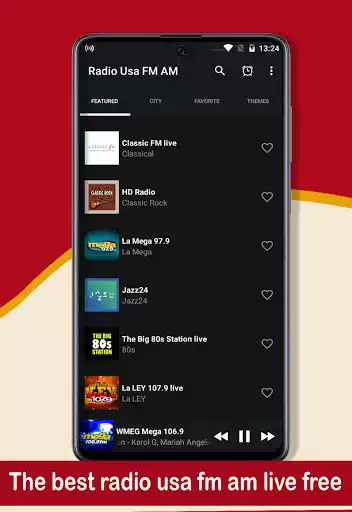 Play Radio Usa fm am  and enjoy Radio Usa fm am with UptoPlay