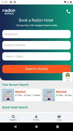 Play Radon Hotels:Book With The Best Hotel Booking App  and enjoy Radon Hotels:Book With The Best Hotel Booking App with UptoPlay