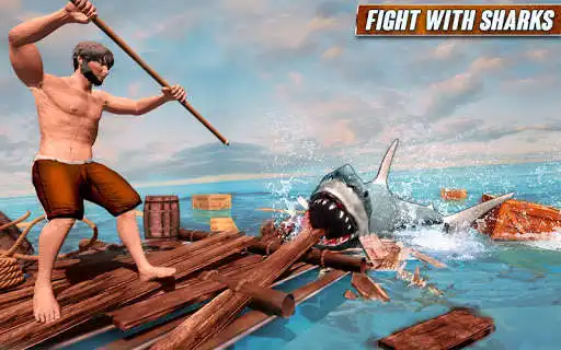 Play Raft Survival Ocean Escape as an online game Raft Survival Ocean Escape with UptoPlay