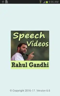 Play Rahul Gandhi Speech VIDEOs