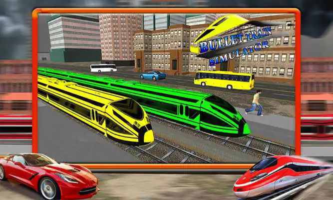 Play Rail Bullet Train Driver Game