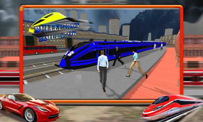 Play Rail Bullet Train Driver Game