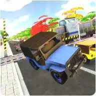 Free play online Railroad Jeep Traffic SIM 2017  APK