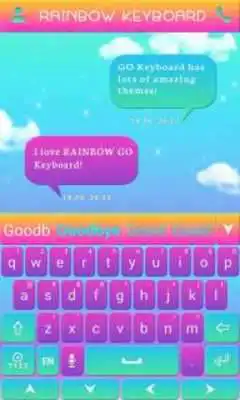 Play Rainbow GO Keyboard Theme