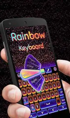 Play Rainbow GO Keyboard Theme