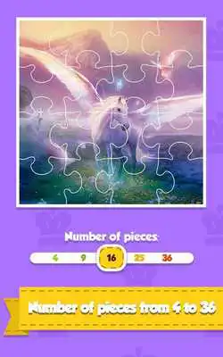 Play Rainbow Unicorn: Jigsaw Puzzle