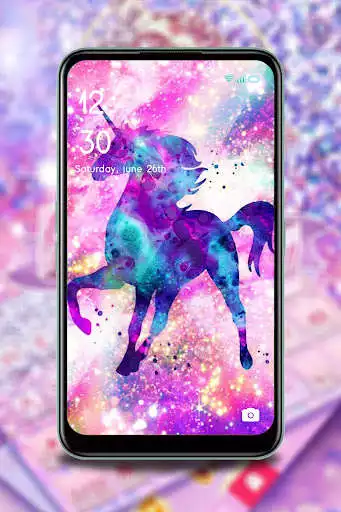 Play Rainbow Wallpaper Unicorn  and enjoy Rainbow Wallpaper Unicorn with UptoPlay