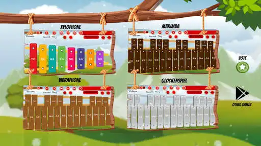 Play Rainbow Xylophone as an online game Rainbow Xylophone with UptoPlay