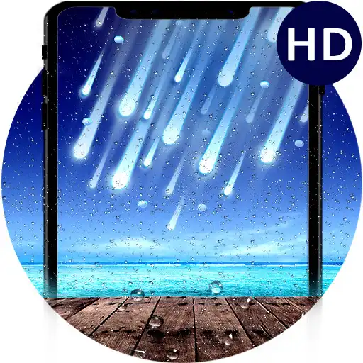 Play Rain Live Wallpaper HD-Realistic Water Drop Effect APK