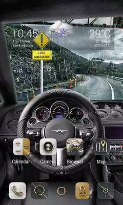 Play Rainy Days Parallax V Launcher Theme