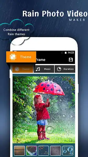 Play Rainy Photo Video Music Maker