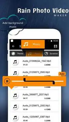 Play Rainy Photo Video Music Maker