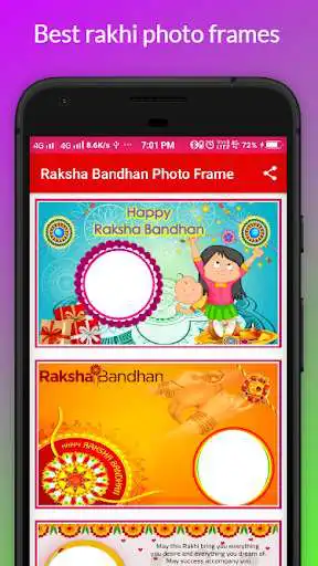 Play Raksha Bandhan Photo Frame 2020 as an online game Raksha Bandhan Photo Frame 2020 with UptoPlay