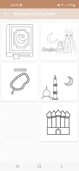 Play Ramadan Coloring Book as an online game Ramadan Coloring Book with UptoPlay