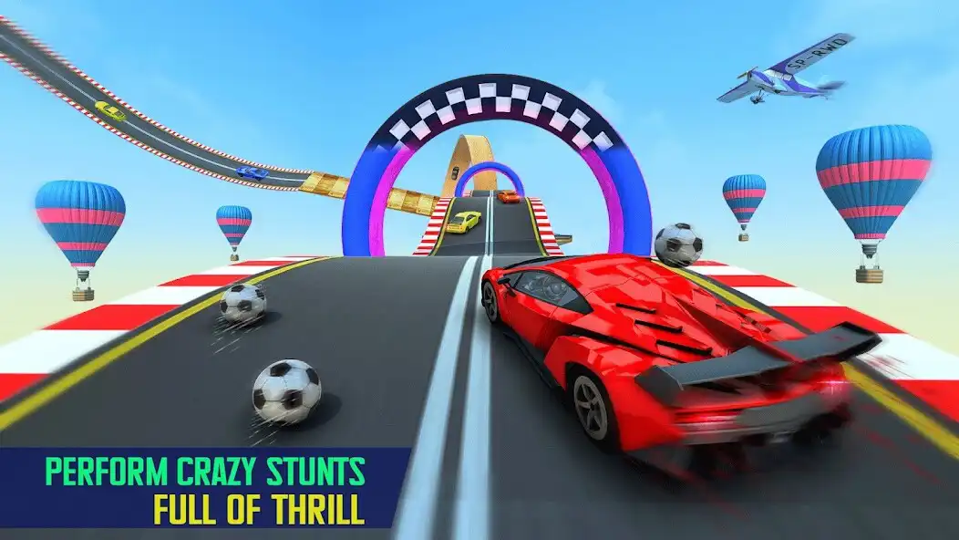 Play Ramp Car Games: GT Car Stunts as an online game Ramp Car Games: GT Car Stunts with UptoPlay