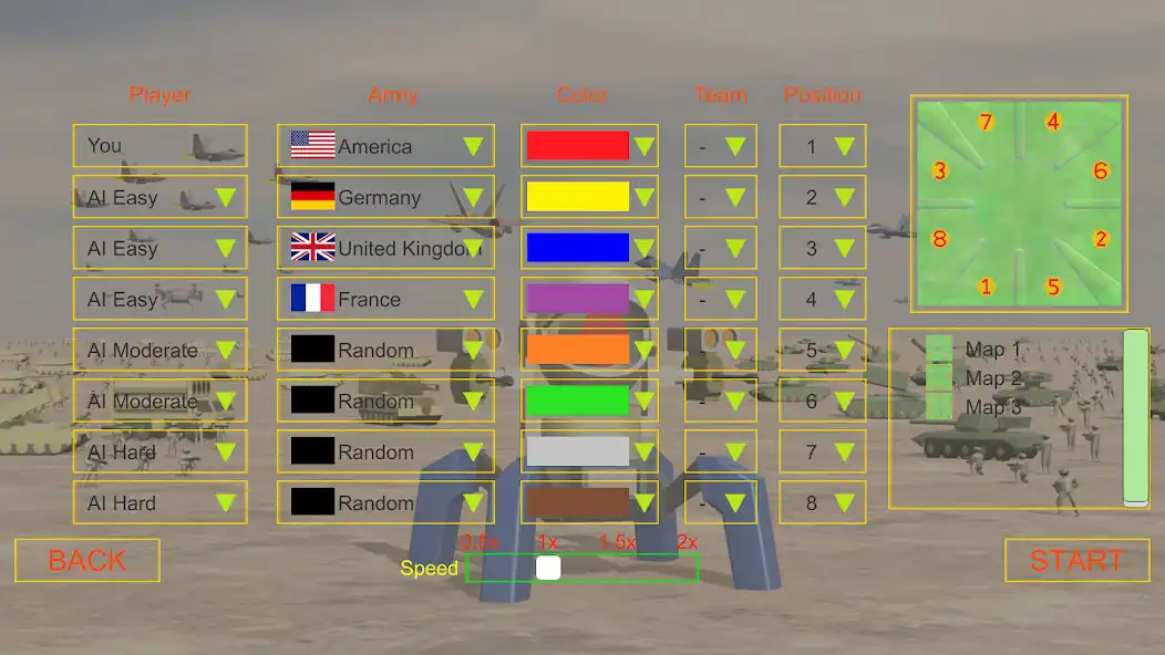 Play Ranking Of War : RTS strategy as an online game Ranking Of War : RTS strategy with UptoPlay