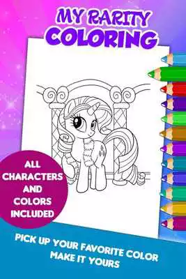 Play Rarity Coloring Game