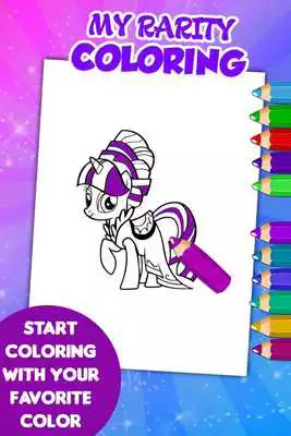 Play Rarity Coloring Game