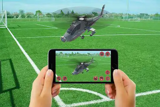 Play RC HELICOPTER REMOTE CONTROL SIM AR as an online game RC HELICOPTER REMOTE CONTROL SIM AR with UptoPlay