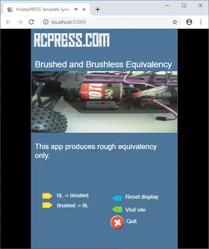 Play RCPRESS Find RC motor brushless equivalents  and enjoy RCPRESS Find RC motor brushless equivalents with UptoPlay