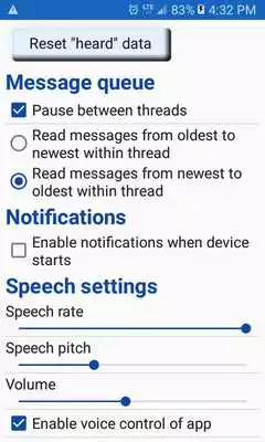 Play Read My Texts - Speech for SMS