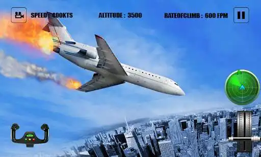 Play Real Airplane Simulator as an online game Real Airplane Simulator with UptoPlay