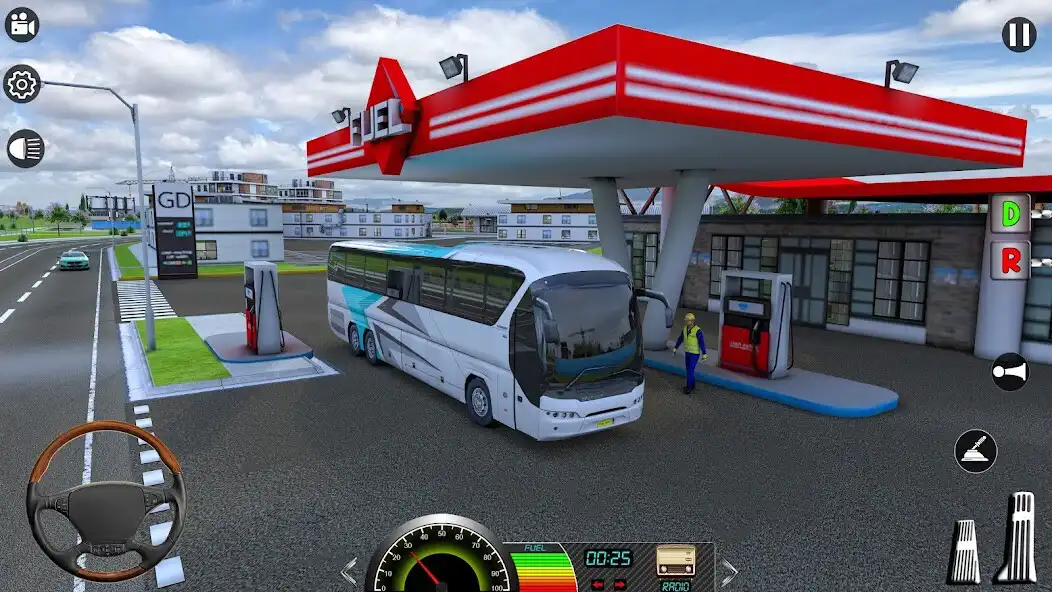 Play Real Bus Simulator : Bus Games as an online game Real Bus Simulator : Bus Games with UptoPlay